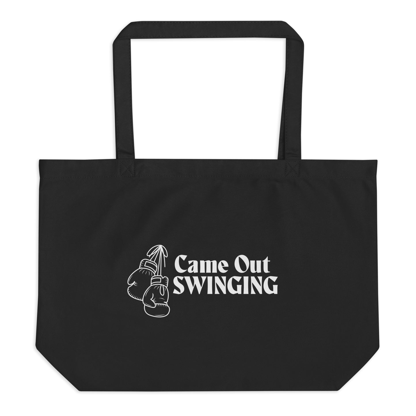 Swinging Large organic tote bag