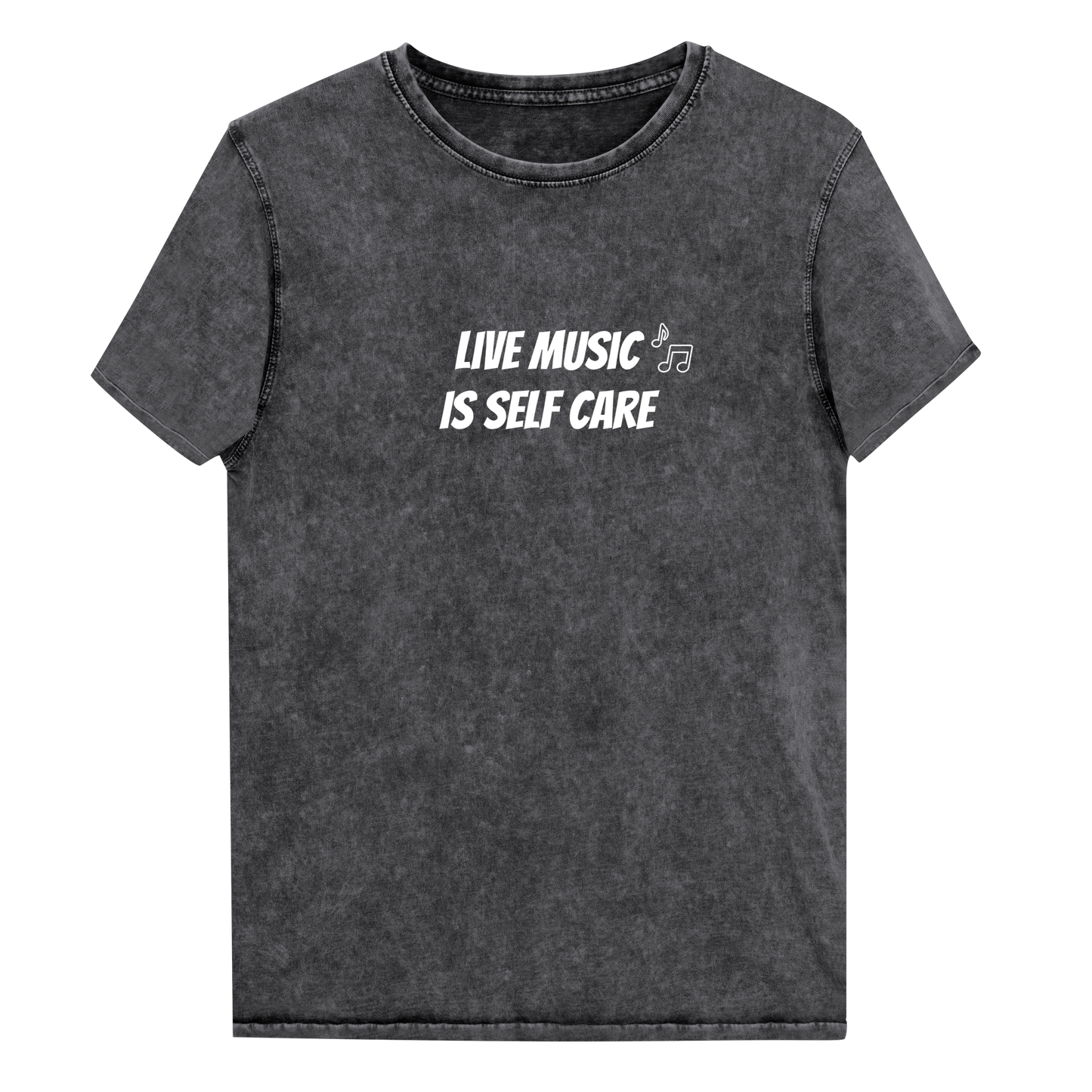 Live Music is Self Care Denim T-Shirt