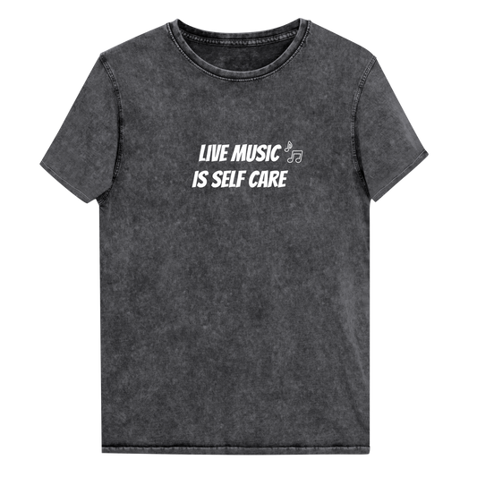 Live Music is Self Care Denim T-Shirt