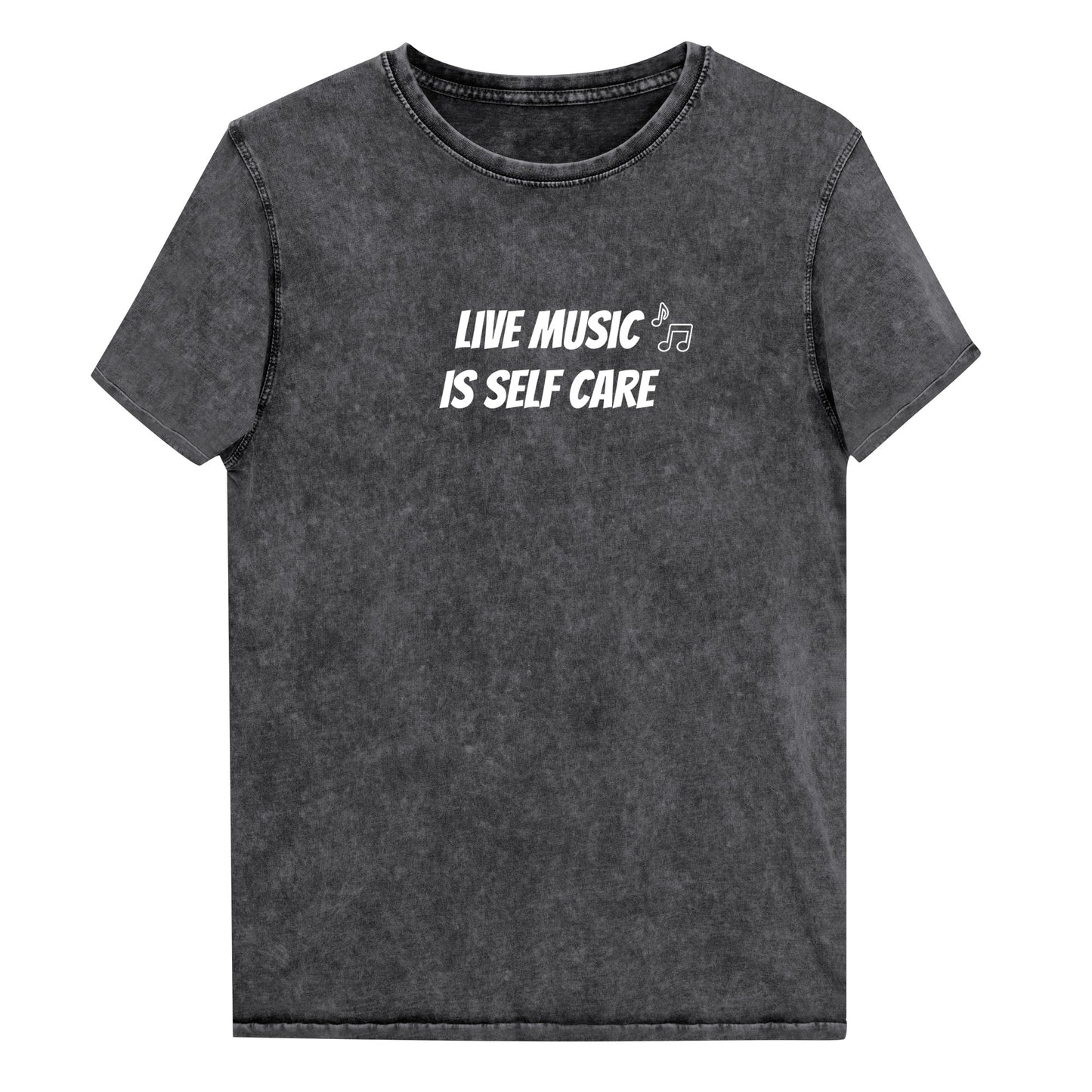 Live Music is Self Care Denim T-Shirt